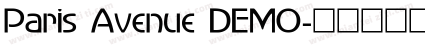 Paris Avenue DEMO字体转换